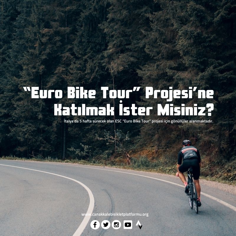 “Euro Bike Tour” Projesi’ne Katılmak İster Misiniz?
