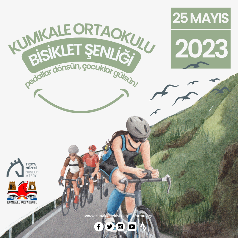 Kumkale Ortaokulu Bisiklet Şenliği | Pedallar Dönsün, Çocuklar Gülsün!