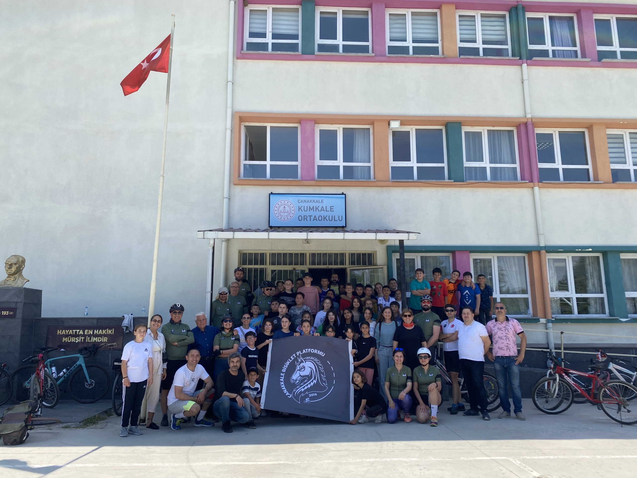 Kumkale Ortaokulu Bisiklet Şenliği Gerçekleştirildi!