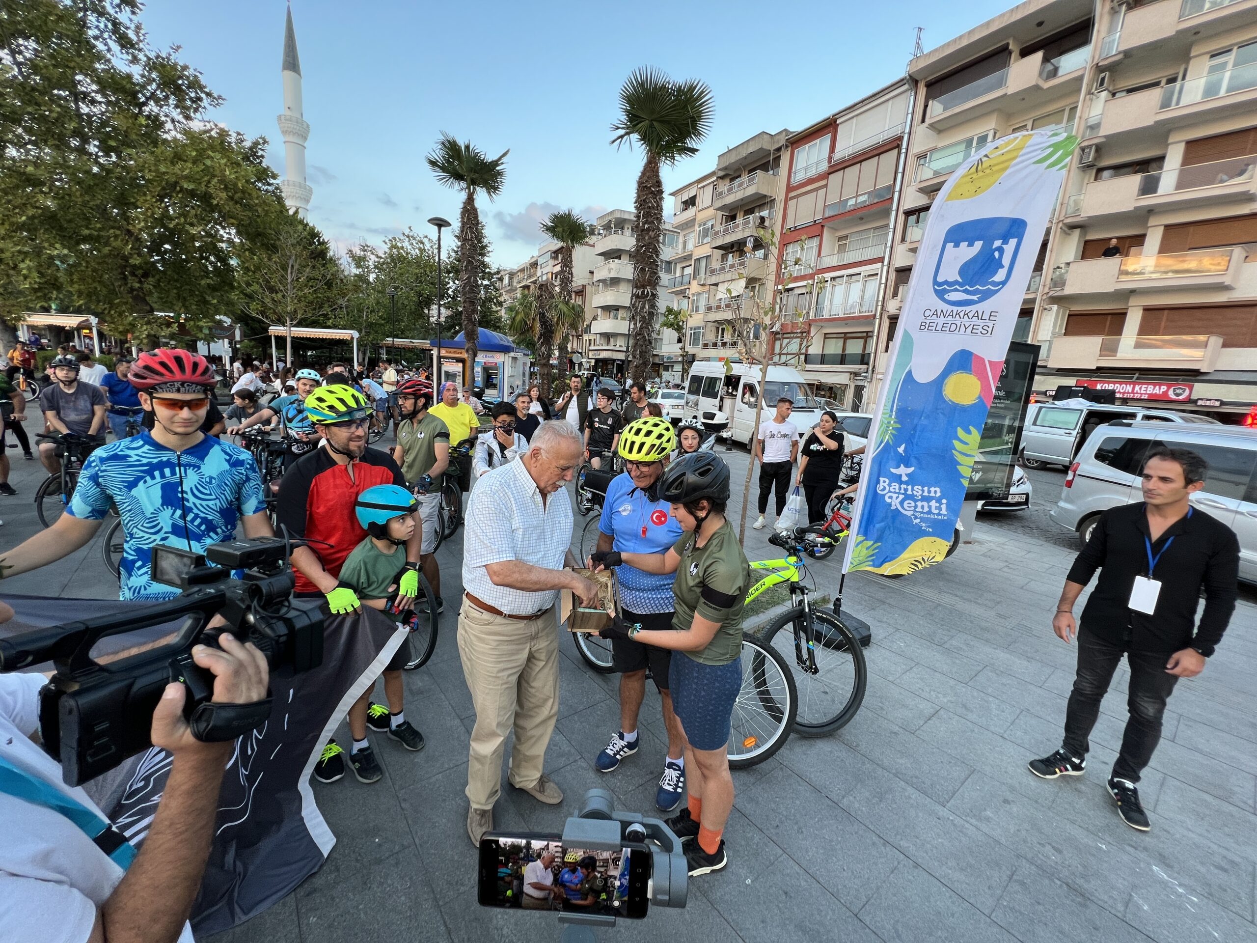 60. Uluslararası Troia Festivali Bisiklet Turu Gerçekleştirildi