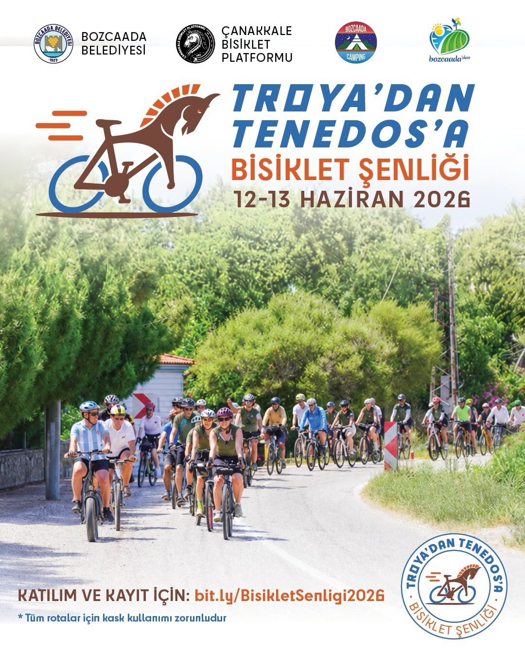 Troya’dan Tenedos’a Bisiklet Şenliği 2026