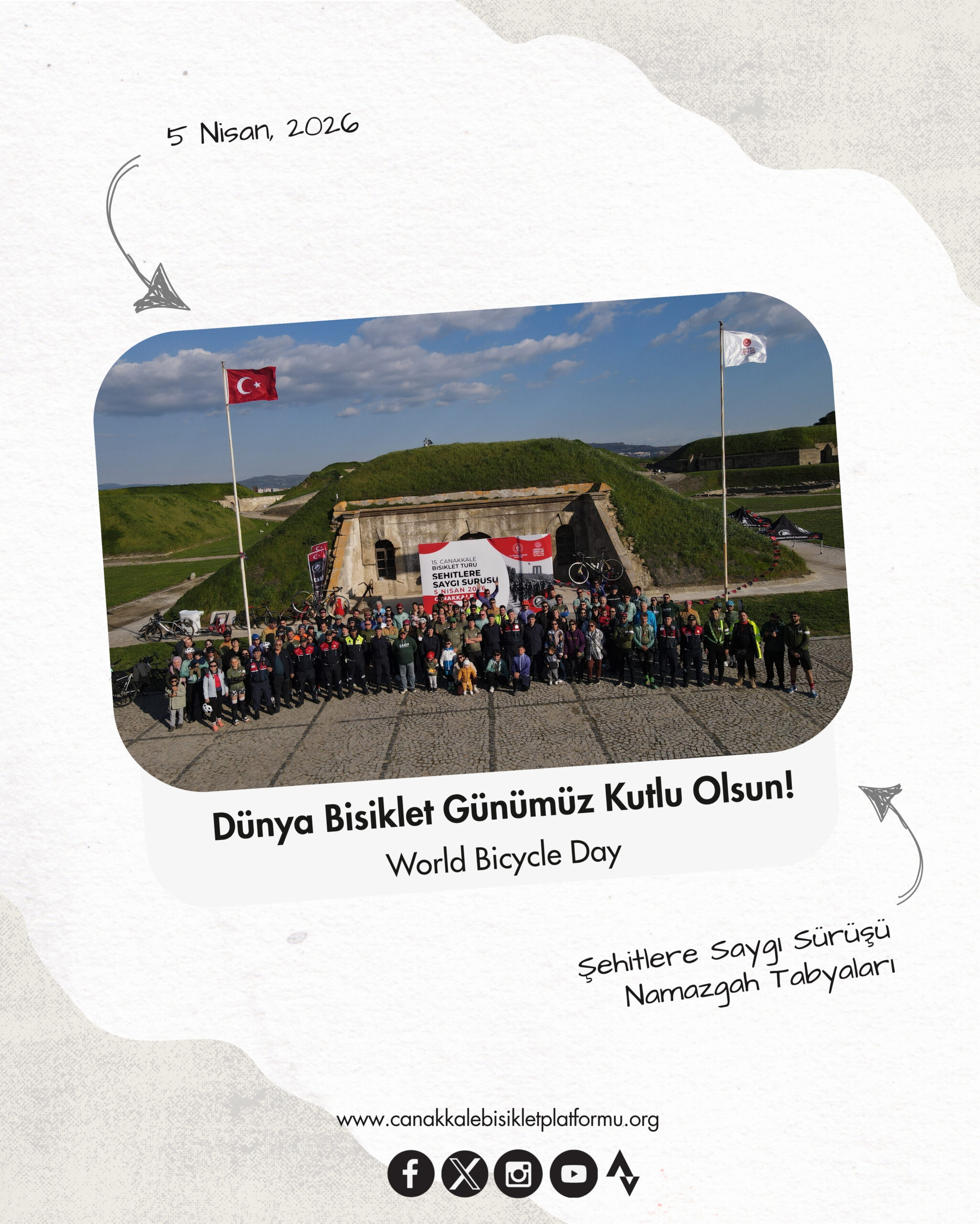 3 Haziran Dünya Bisiklet Günümüz Kutlu Olsun!