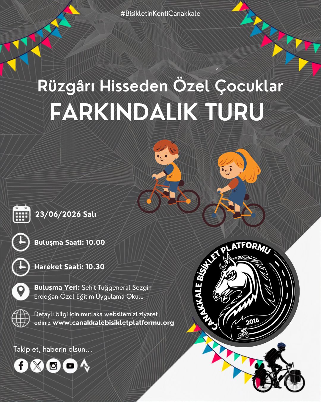 “Rüzgârı Hisseden Özel Çocuklar” Farkındalık Turu